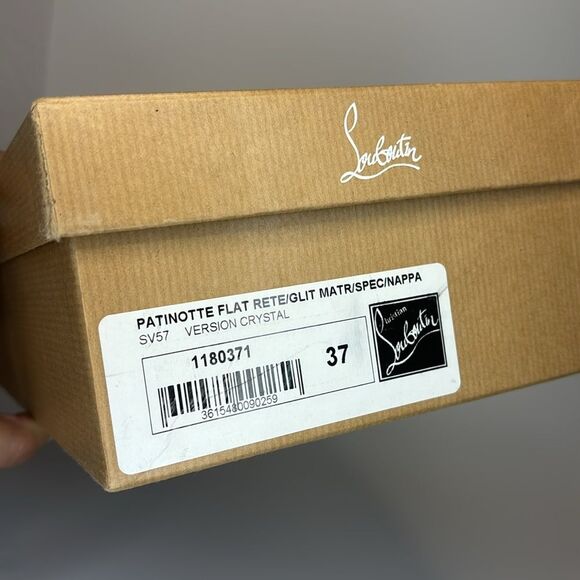 Christian Louboutin Patinotte Flat Strass 37 - Picture 13 of 14